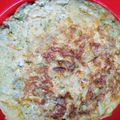 El cooksnap de Andrea cuando hizo Tortilla de brócoli.