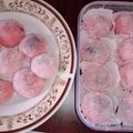 Cooksnap dari Ria Sri Munigar untuk resep Mochi daifuku isi coklat stroberi