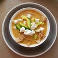 El cooksnap de Luisa Barahona cuando hizo Sopa tortilla.