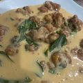 Cooksnap Susan Irwansyah semasa beliau membuat Salted Egg ButterMilk Chicken.