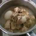 Cooksnap dari ning endang untuk resep Gudeg jantung pisang + ayam, versi masak magicom