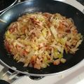 El cooksnap de Joanna Navarro cuando hizo Col con papas.