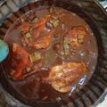 El cooksnap de Boquita De Fresa cuando hizo Muslos de pollo en salsa roja con nopales.