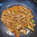 El cooksnap de Natalia Henao cuando hizo Yakimeshi de coliflor (焼き飯).