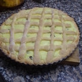El cooksnap de Camila Acosta cuando hizo Pasta Frola de crema pastelera.