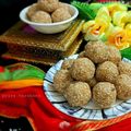 Priya vishnu Varshney का कुकस्नैप जब उन्होंने तिल खोये की लड्डू (til khoya ki ladoo recipe in Hindi) बनाया था।