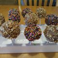 El cooksnap de Alejandra cuando hizo Cake pops (paletas de pastel).
