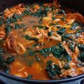 El cooksnap de Fathy Padilla cuando hizo Guisado Mexicano Pollo con ejotes y espinacas.