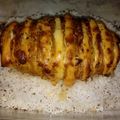 El cooksnap de Nuski cuando hizo Patata asada al horno, rellena de queso tostado.