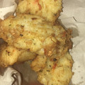 El cooksnap de Julieta. cuando hizo Torrejitas de arroz y cebolla.