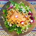Cooksnap de Lilou Cuisine sur la recette ☆Gaufres Salées aux Épinards☆