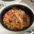 Ben Howard's cooksnap of when they made Chicken and Chinese Sausage Rice (Rice Cooker).