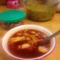 El cooksnap de Magdis cuando hizo Pozole.