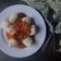 Cooksnap Dapur Yusfarisyia semasa beliau membuat Nasi Impit Kuah Kacang.