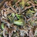 El cooksnap de Maricarmen Orozco cuando hizo Res y brócoli.