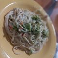 El cooksnap de Veronica Ruiz cuando hizo Fideos con brócoli 🥦 y queso crema.