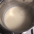 El cooksnap de Elena cuando hizo Salsa Bechamel.