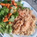 @Rahma Barde's cooksnap of when they made Jallof rice and salad.