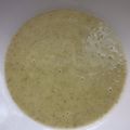 El cooksnap de edu cuando hizo Crema de patata, lechuga y calabacín.