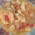 El cooksnap de Sandra cuando hizo Bacalao con patatas y pimiento.