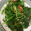 林媛媛 的 清炒地瓜葉 cooksnap
