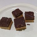 Lissy's cooksnap of when they made Tinklee's Peanut Butter Reese's Bars.