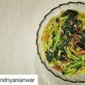 Cooksnap dari Eva Permata Sari untuk resep Mie Kuah Sawi Hijau