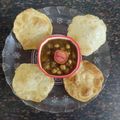 Arpita Shah's cooksnap of when they made છોલે ભટુરે(Chhole Bhature recipe in Gujarati).