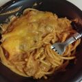 Melissa's cooksnap of when they made Creamy Baked Spaghetti.