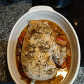 El cooksnap de stegui dominlama cuando hizo Pechuga de pavo al horno con pimiento.