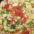 Misti Cleveland's cooksnap of when they made Mexican style zucchini.