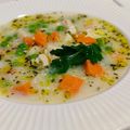 Mónika Gyurászné Cooksnap-ja, amikor elkészítette a(z) Tárkonyos csirkeragu leves receptet.