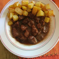 El cooksnap de David Fernandez Jimenez cuando hizo Carrilleras de cerdo ibérico con pasas al vino Pedro Ximénez. ( Thermomix ).