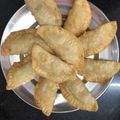 Preeti Gupta 's cooksnap of when they made Gujia.