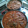 El cooksnap de Jaime Ascaso 🍅🍊🍊🍅 cuando hizo Paella valenciana (Castellón/Sierra Espadán).