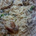 Saadia Ehtasham's cooksnap of when they made Mother's special chicken pulao.