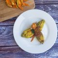 il Chemamma quando ha preparato Fiori di zucca al forno con ricotta di bufala