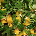 El cooksnap de Miguel cuando hizo Ensalada de mango y roquefort con salsa miel/mostaza.