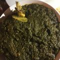 Ify's cooksnap of when they made Atama soup and eba.