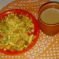 Nirmala Rajput का कुकस्नैप जब उन्होंने रंग बिरंगी आलू चाट (rang birangi aloo chaat recipe in Hindi) बनाया था।