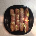Luca Cooksnap-ja, amikor elkészítette a(z) Baconbe tekert szilveszteri virsli receptet.