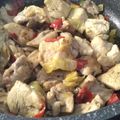 Cooksnap από Δεσποινα Παναγιωτιδου στη συνταγή Τηγανιά κοτόπουλου με πιπεριές