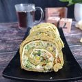 Cooksnap dari Indah Mei untuk resep 35. Kue Sus Bayam Isi Rogout Bayam