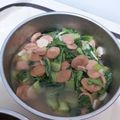 Cooksnap dari mimipupuu untuk resep Ca Sawi Sendok Sosis