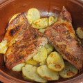 El cooksnap de Lili fernandez cuando hizo Secreto de cerdo asado a la miel con patatas.