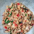 Cooksnap dari Devi Yesika untuk resep Ikan Kembung Suwir Daun Kemangi
