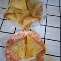 El cooksnap de César Angulo González cuando hizo Briouats de pollo.