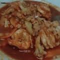 รูป Cooksnap ของ Milk Yangkyใสใส เมื่อเขาทำ กุ้งดอกกะหล่ำน้ำพริกเผา (Stir-fried Shrimp and Cauliflower with Chili Paste)