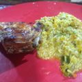 El cooksnap de claudia beatriz Alberto cuando hizo Arroz a la valenciana con pechugas de pollo muy fácil.