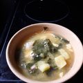 El cooksnap de Ruth Ruiz cuando hizo Sopa de espinacas.